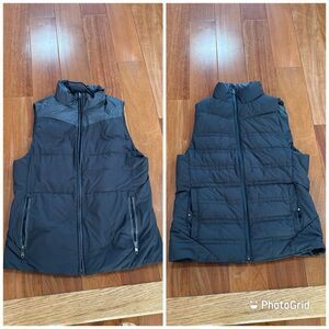lululemon Men's Reversible Down Vest Dark Grey size Medium